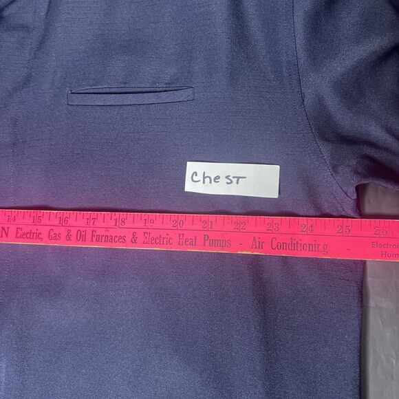 Jackie Vital Formal 2 Piece‎ Set 36 Dress Pants Size L Band Neck Hidden Buttons - Picture 7 of 16